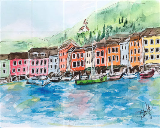 Portofino By Deborah Wolfe - Landscape