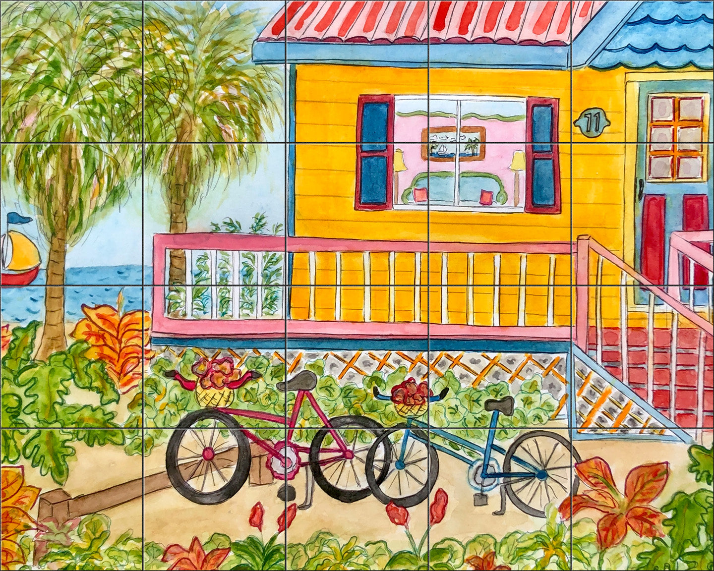 Master Beach Cottage By Becki Thomas - Landscape
