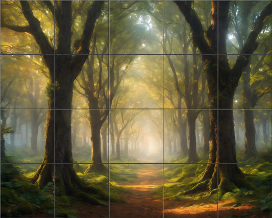 Golden Canopy by Aurora Imogen - Landscape