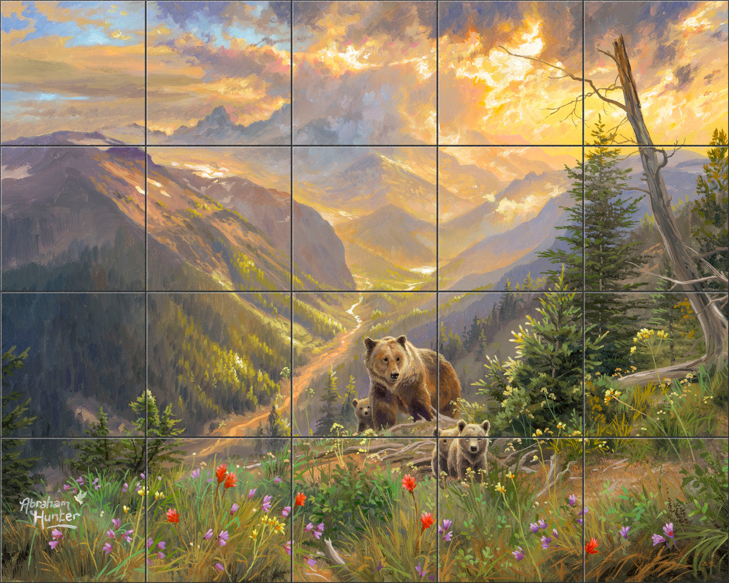 At The Summit By Abraham Hunter - Landscape