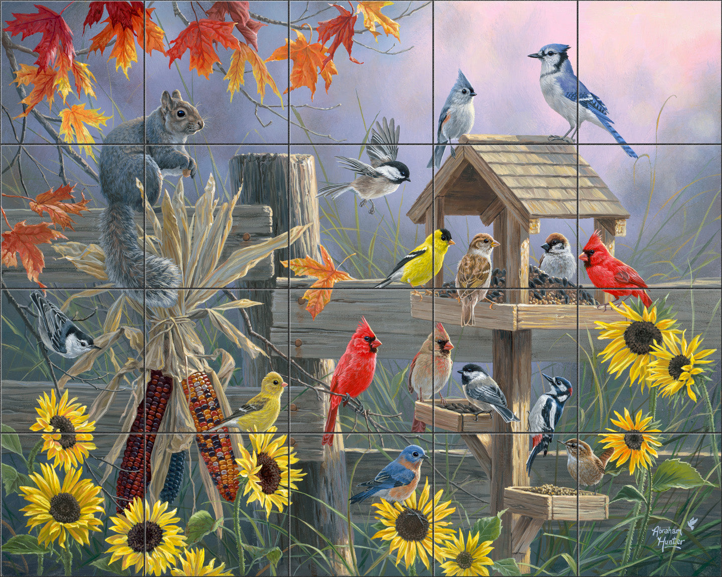 Autumn Gathering By Abraham Hunter - Landscape