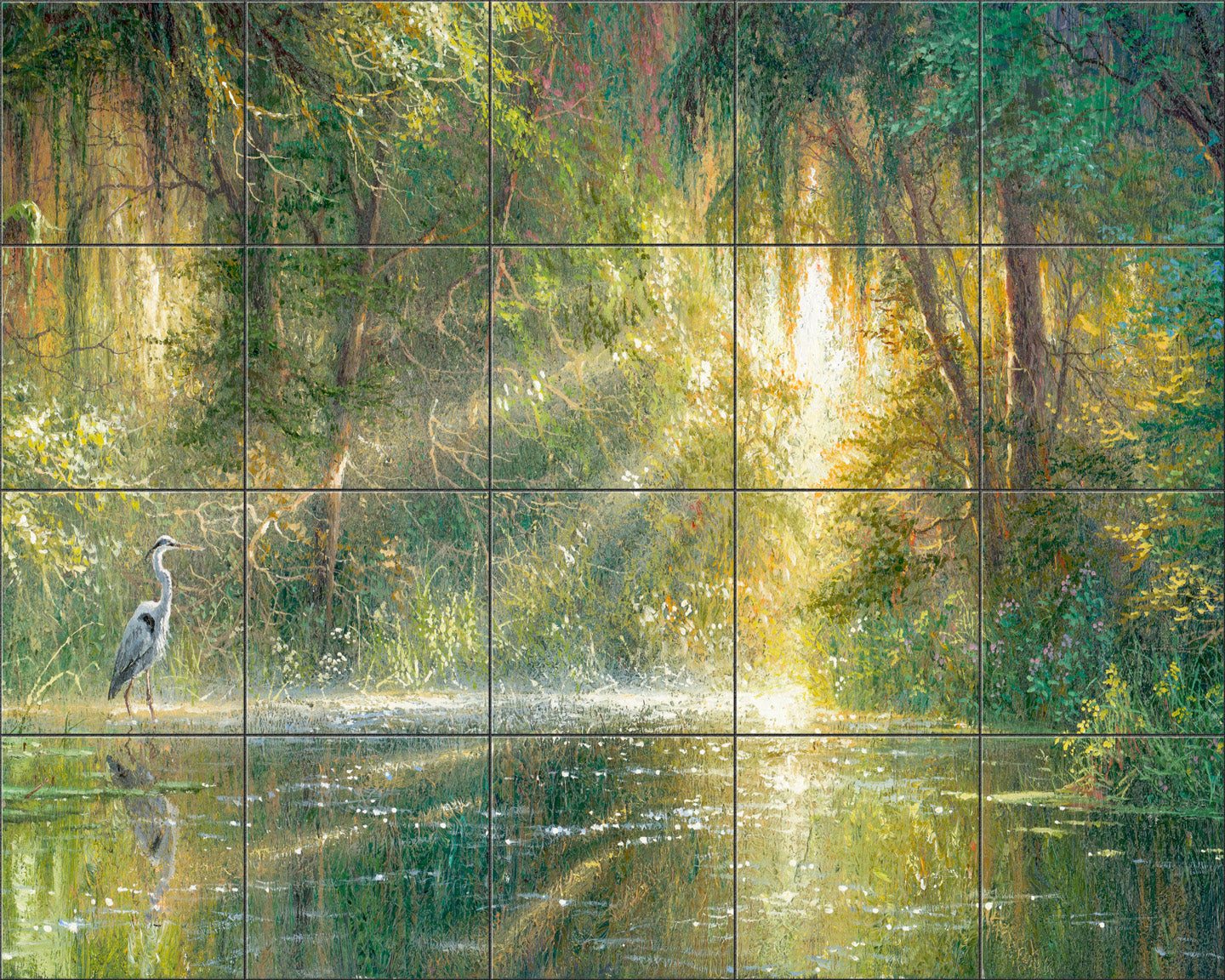 Morning Fisherman By Abraham Hunter - Landscape