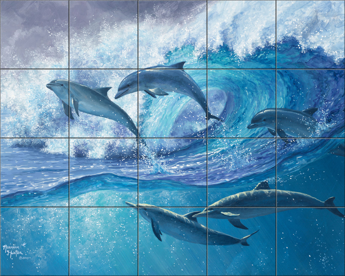 Keep on Swimming by Abraham Hunter - Landscape