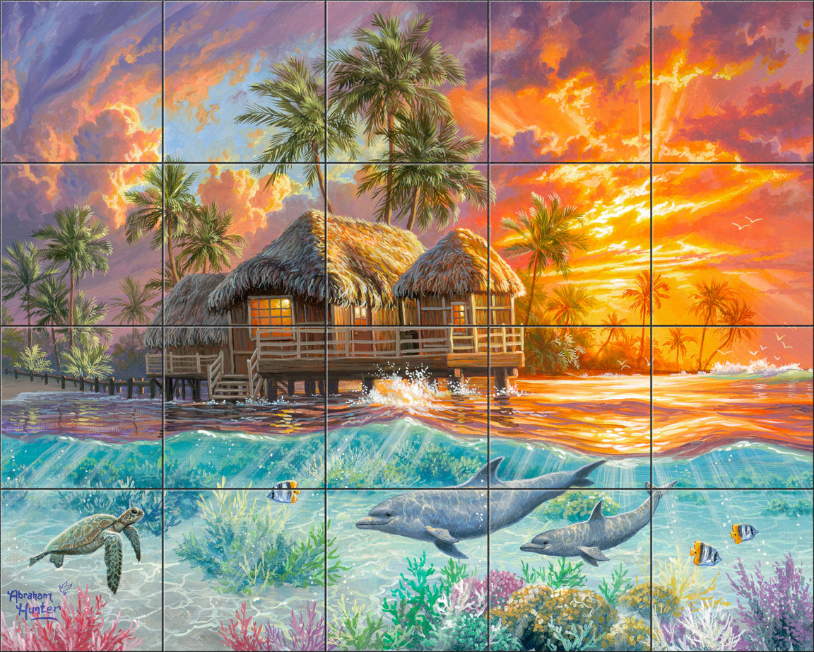 Weekend In Paradise By Abraham Hunter - Landscape