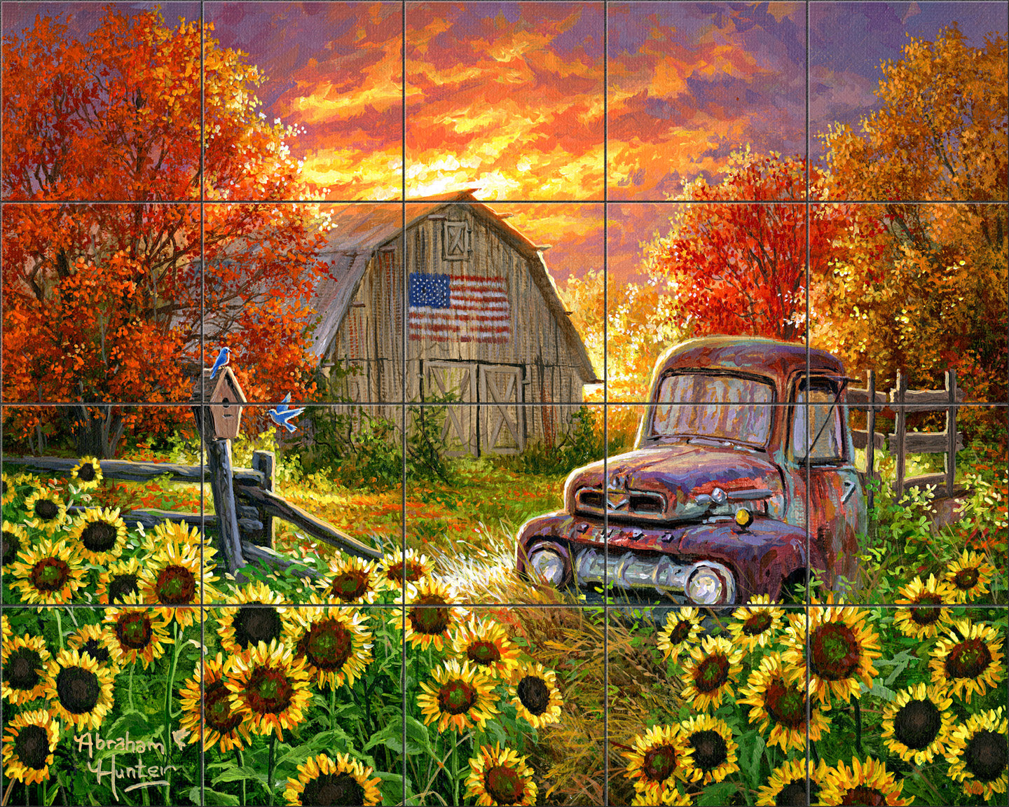 Old Glory By Abraham Hunter - Landscape