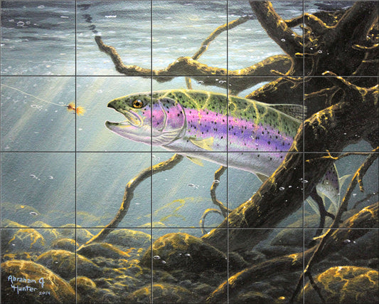 Rainbow Trout By Abraham Hunter - Landscape