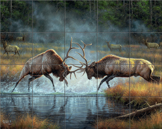 The Battle By Abraham Hunter  - Landscape