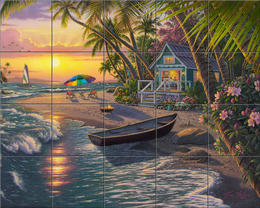 Sunset Beach by Kim Norlien - Landscape
