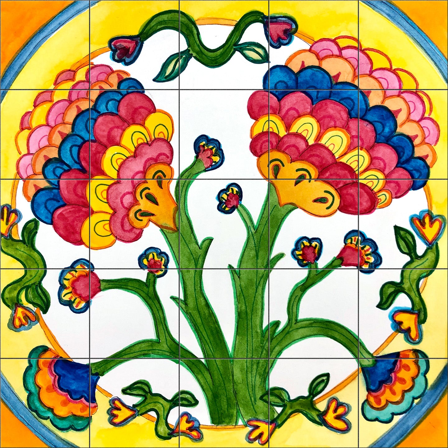 Portugeas Plate 1 By Becki Thomas - Square
