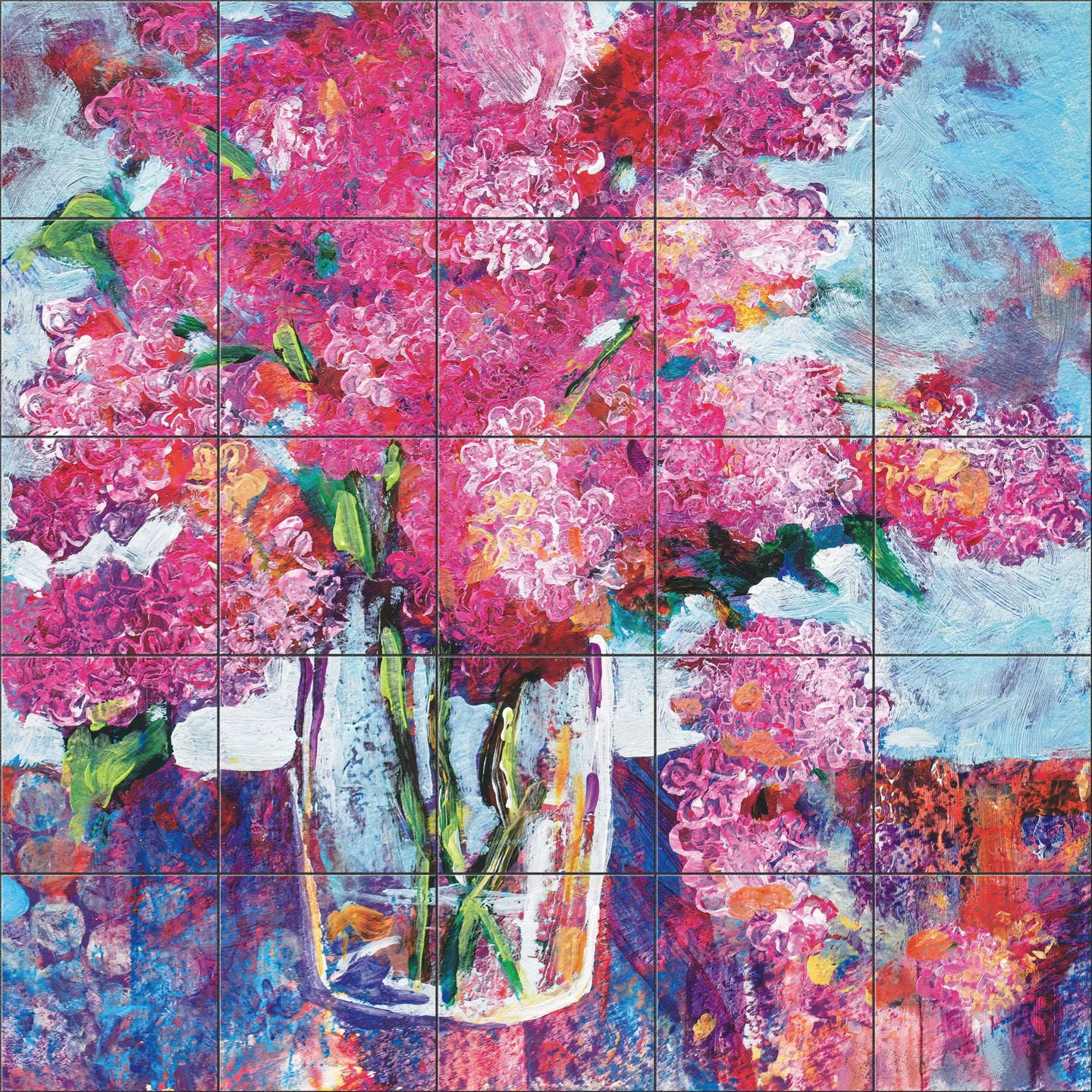 First Day Lilacs By Susan Schmitt - Square
