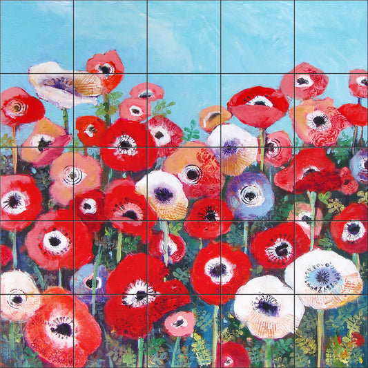 Celebration Anemones By Susan Schmitt - Square