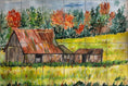 Load image into Gallery viewer, Autumn Barn By Deborah Wolfe - Landscape
