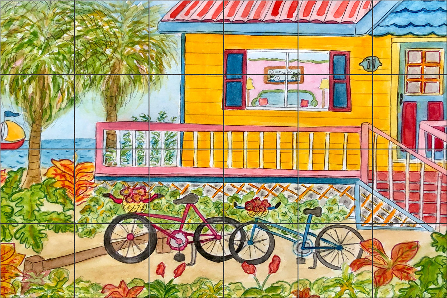 Master Beach Cottage By Becki Thomas - Landscape