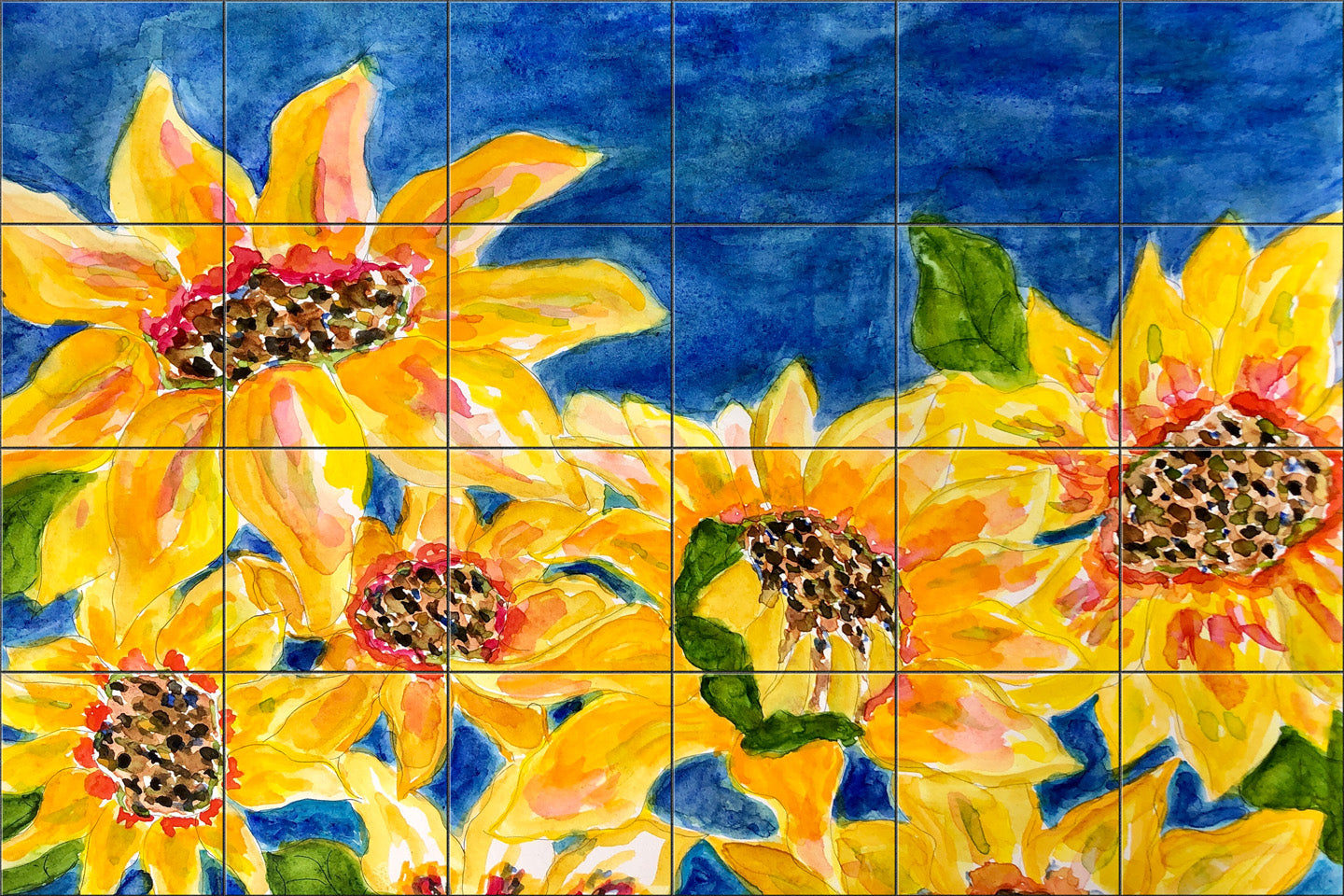 Ukrainian Sunflowers By Becki Thomas - Landscape
