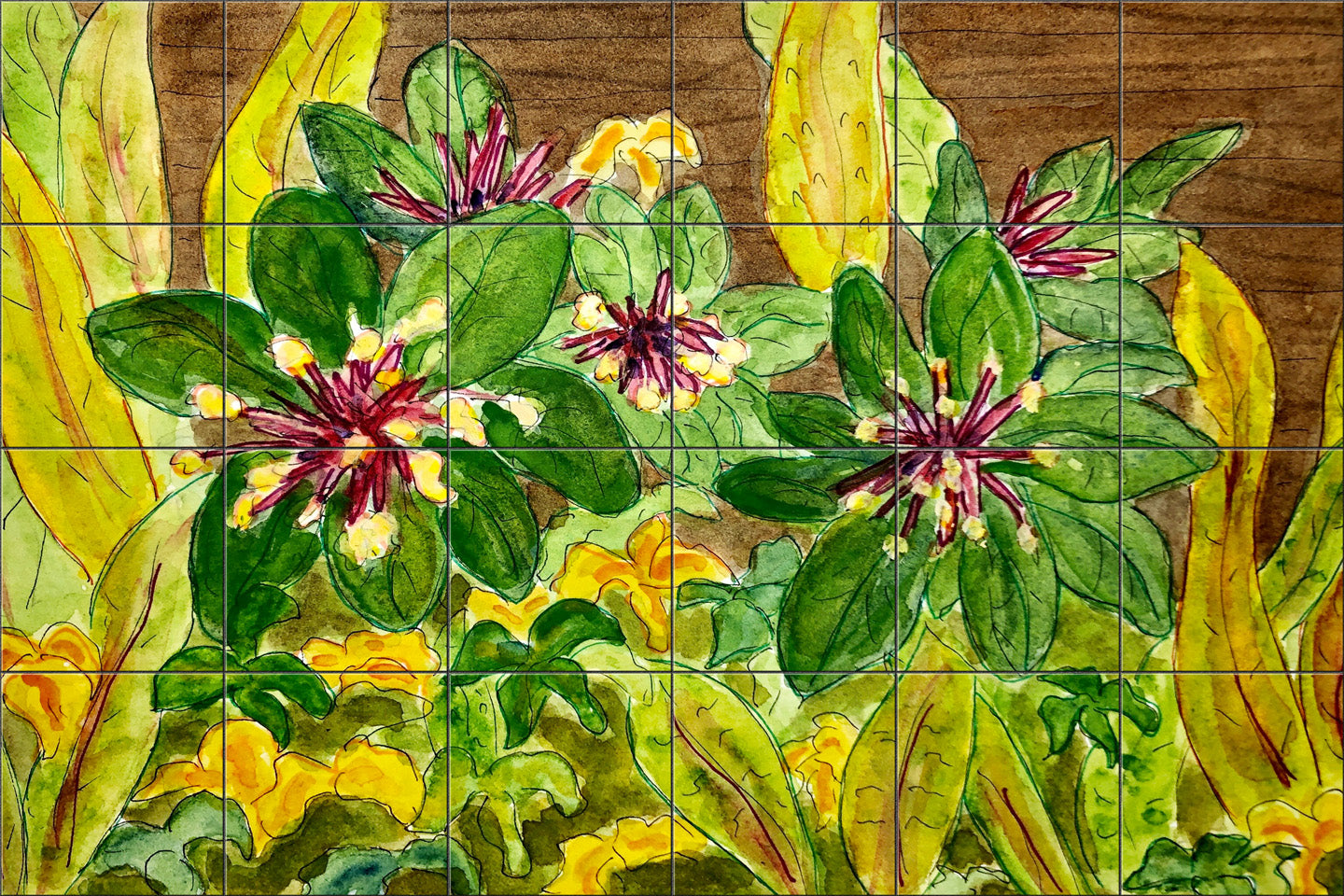 Island Garden By Becki Thomas - Landscape