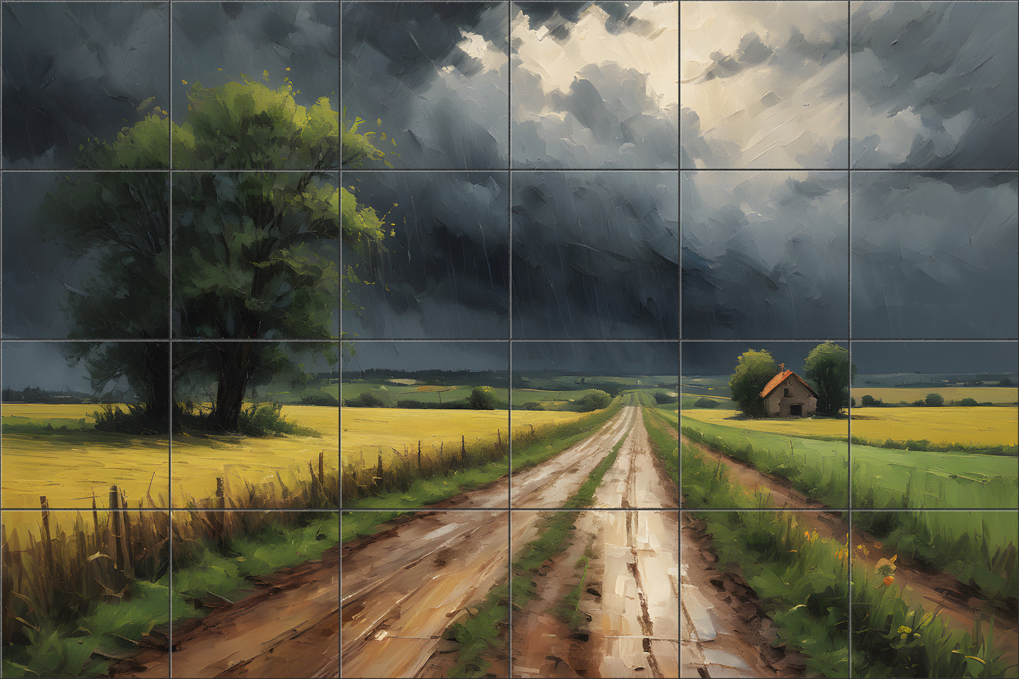Stormbound Road By Aurora Imogen - Landscape