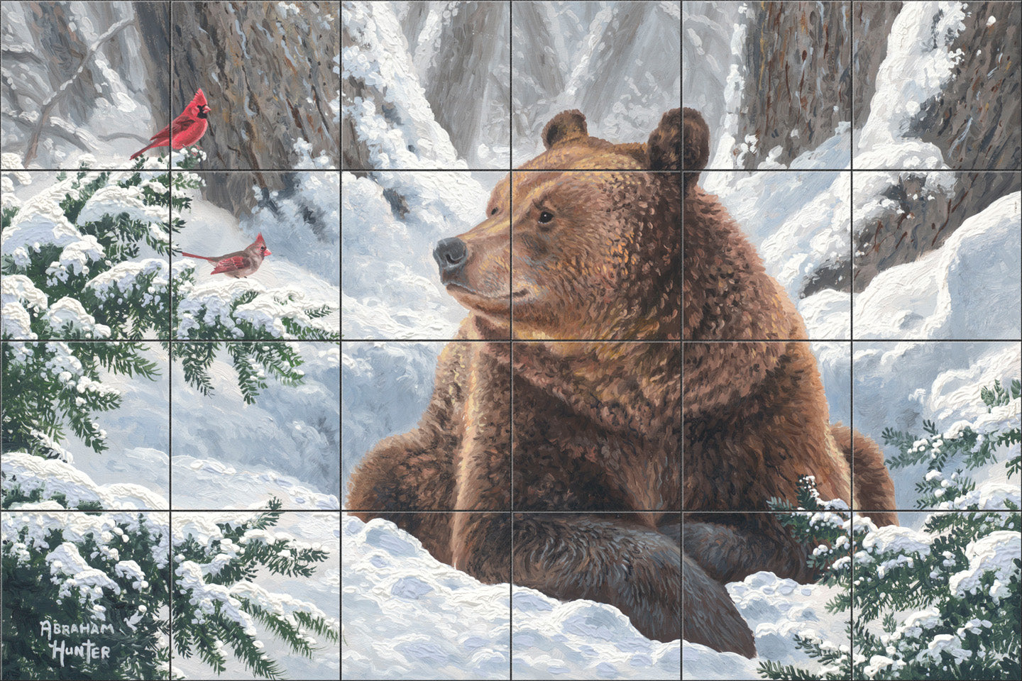 Snow Buddies By Abraham Hunter - Landscape