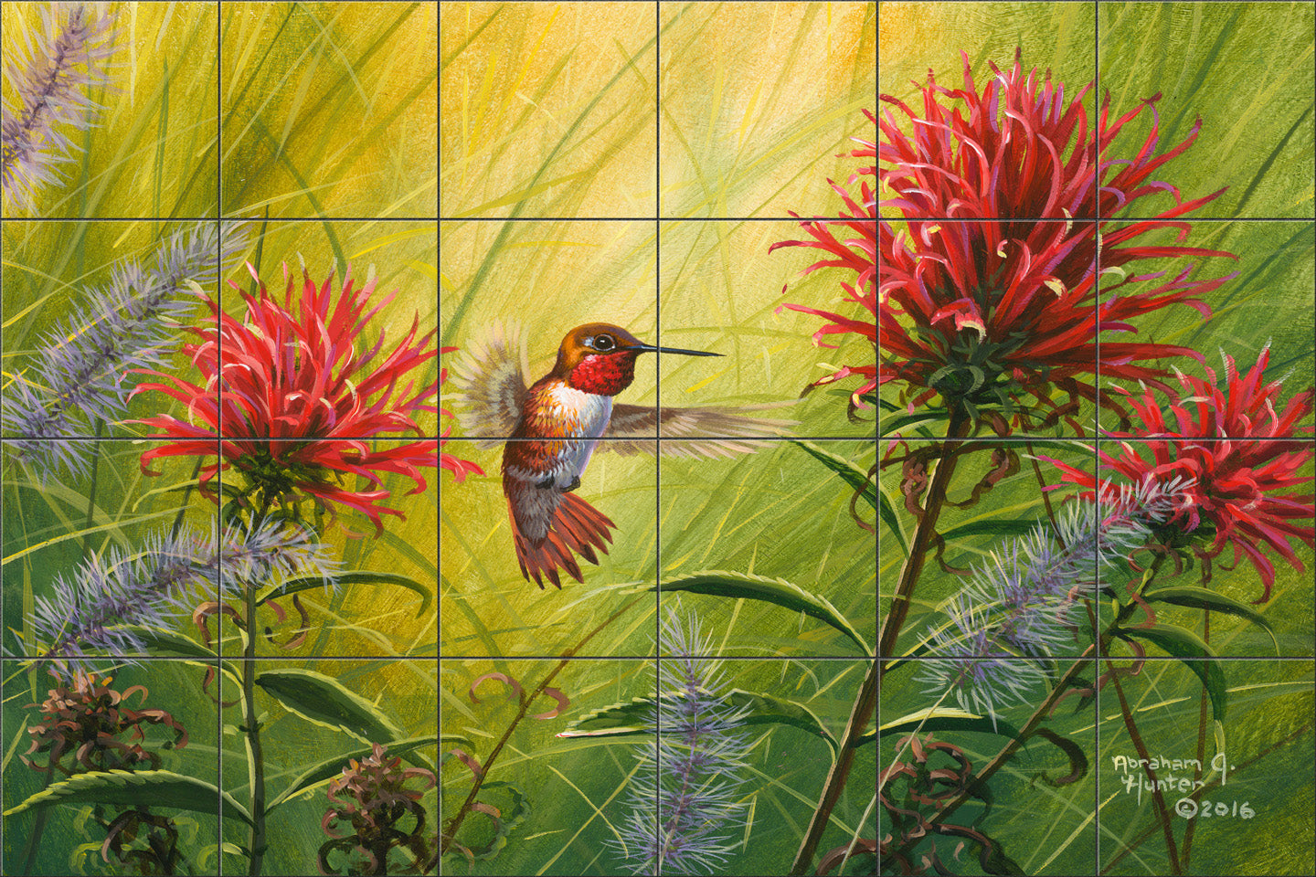 Indian Paintbrush By Abraham Hunter - Landscape