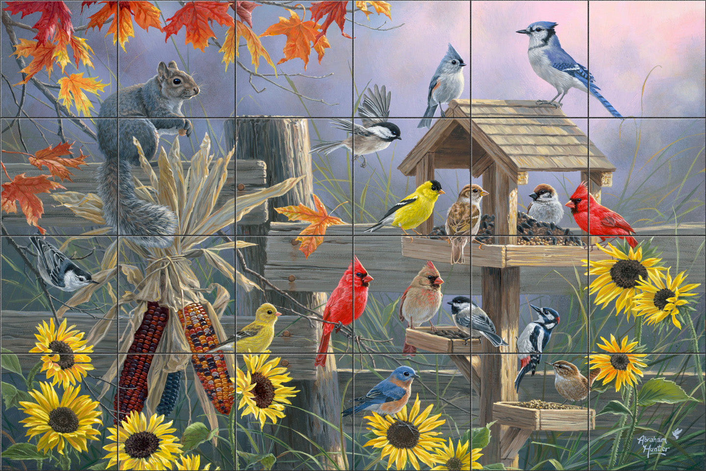 Autumn Gathering By Abraham Hunter - Landscape