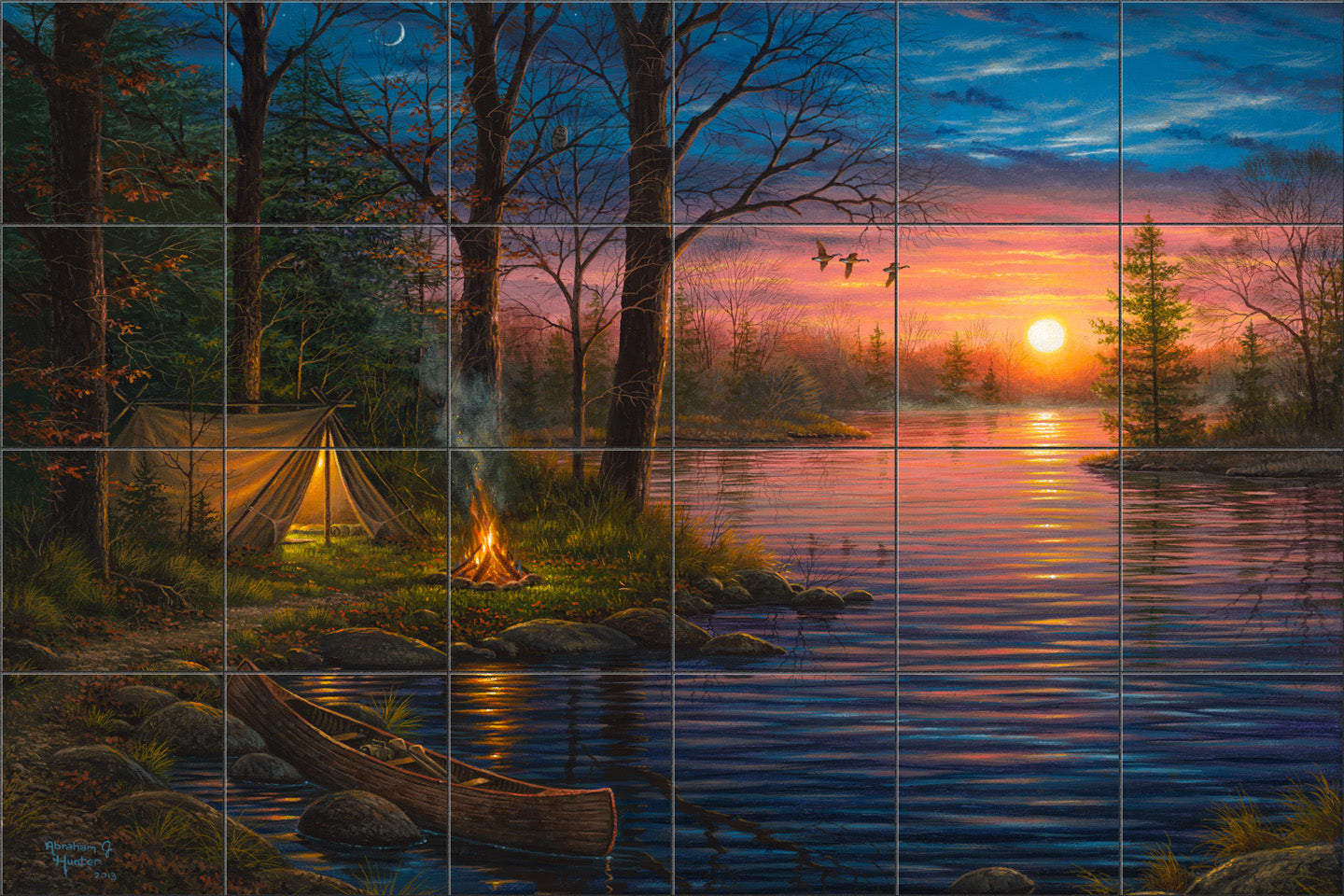 Evening Mist By Abraham Hunter - Landscape