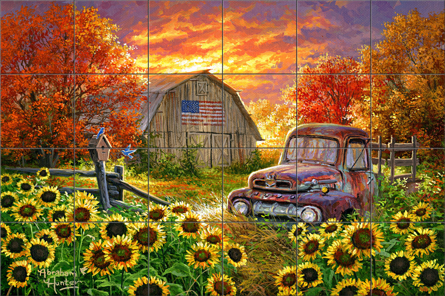 Old Glory By Abraham Hunter - Landscape
