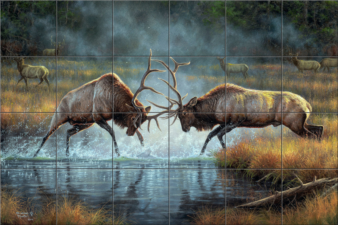 The Battle By Abraham Hunter  - Landscape
