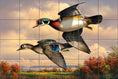 Load image into Gallery viewer, Wood Ducks On The Wing By The Hautman Brothers  - Landscape
