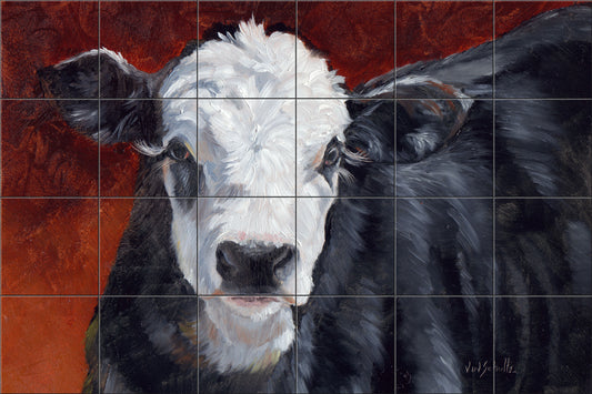 Black Calf By John Robert Schultz- Landscape