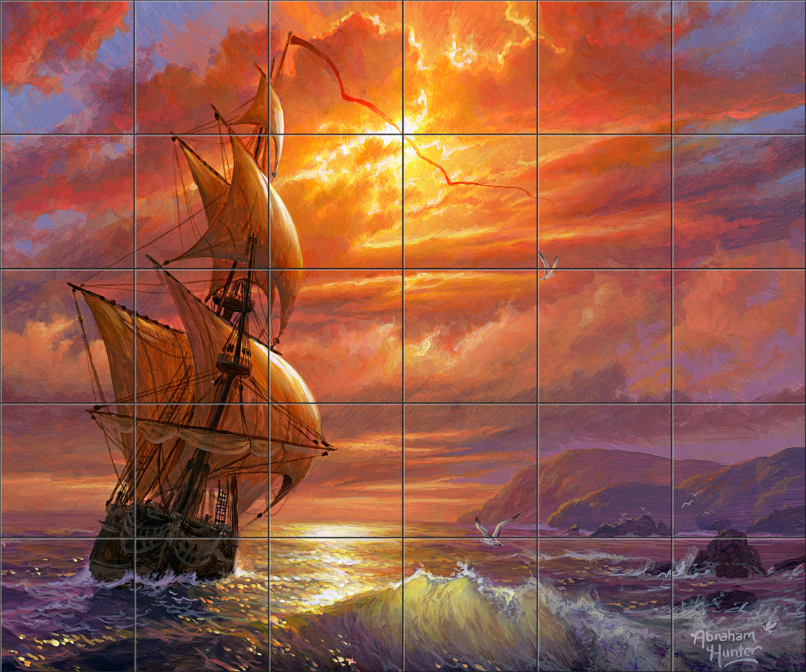 Voyage Light by Abraham Hunter - Landscape