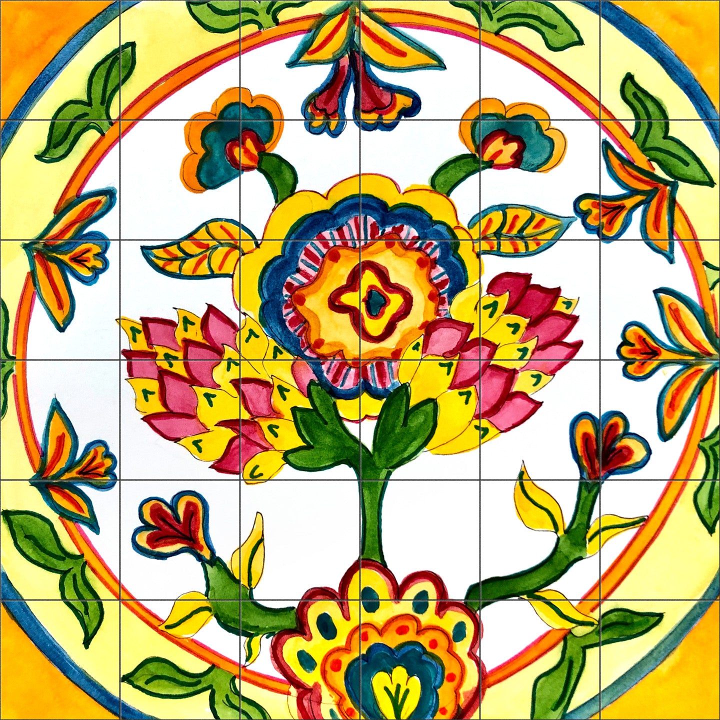 Portugeas Plate 2 By Becki Thomas - Square