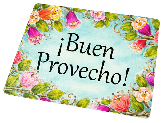 "¡Buen Provecho!" - Enjoy your Meal Cutting Board