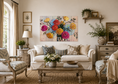 Load image into Gallery viewer, Summer Bouquet Roses and Hydrangeas By Susan Schmitt - Landscape
