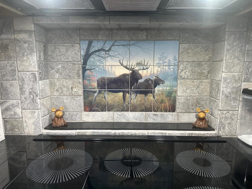 Autumn Twilight Moose By The Hautman Brothers - Landscape