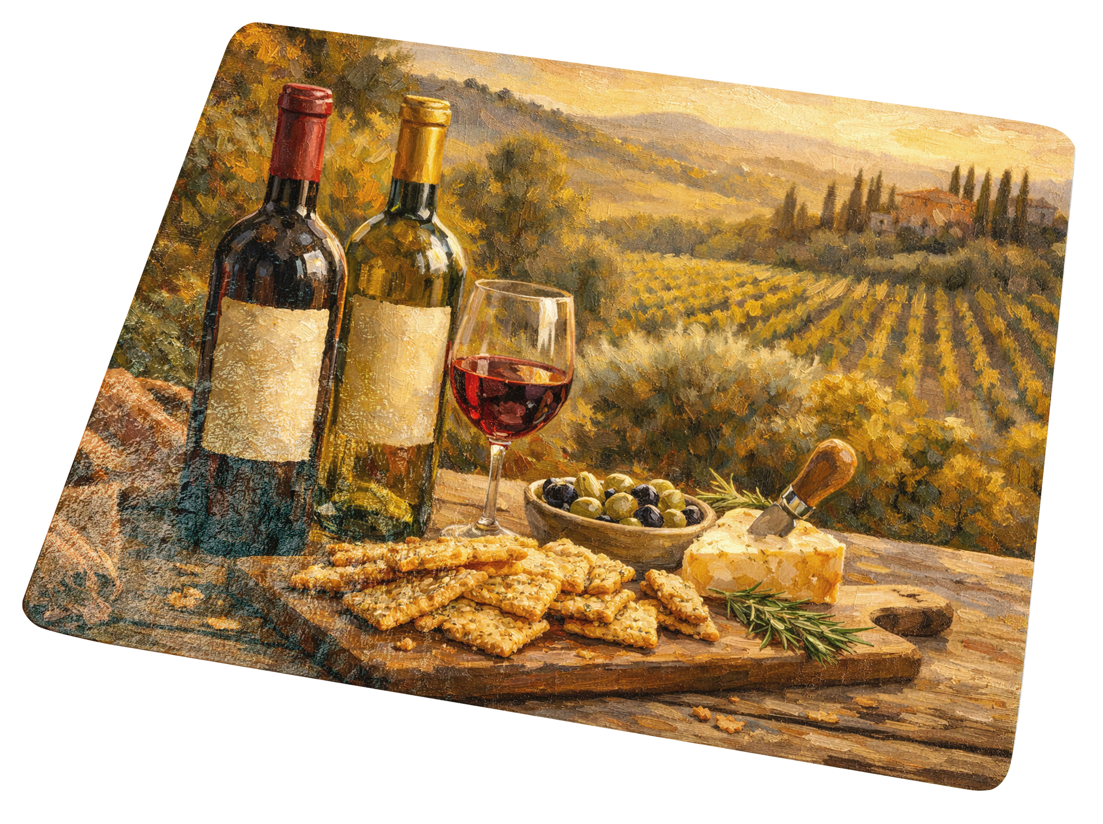 Golden Vineyard Cutting Board
