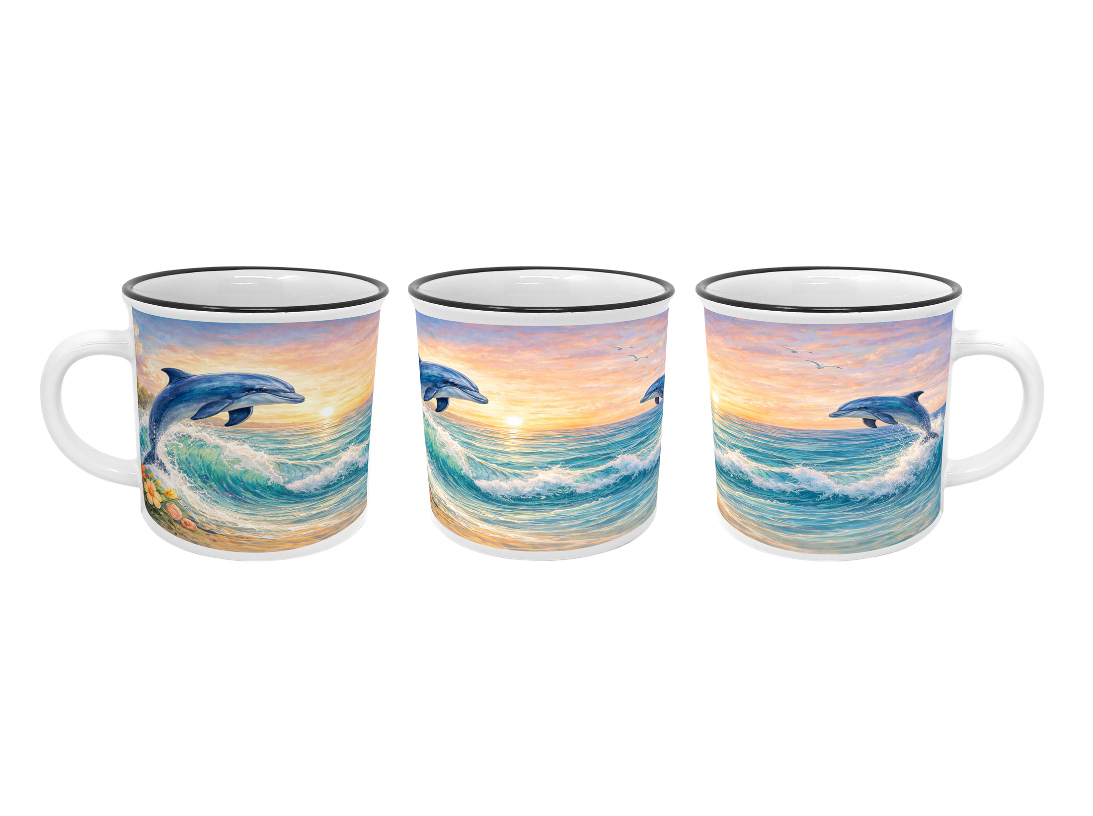 Sunset Wishes Camp Mug