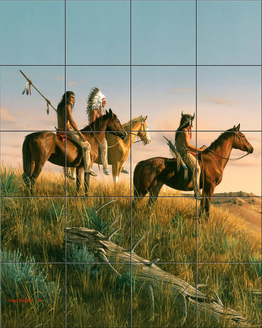 IThree Indians By The Hautman Brothers - Portrait