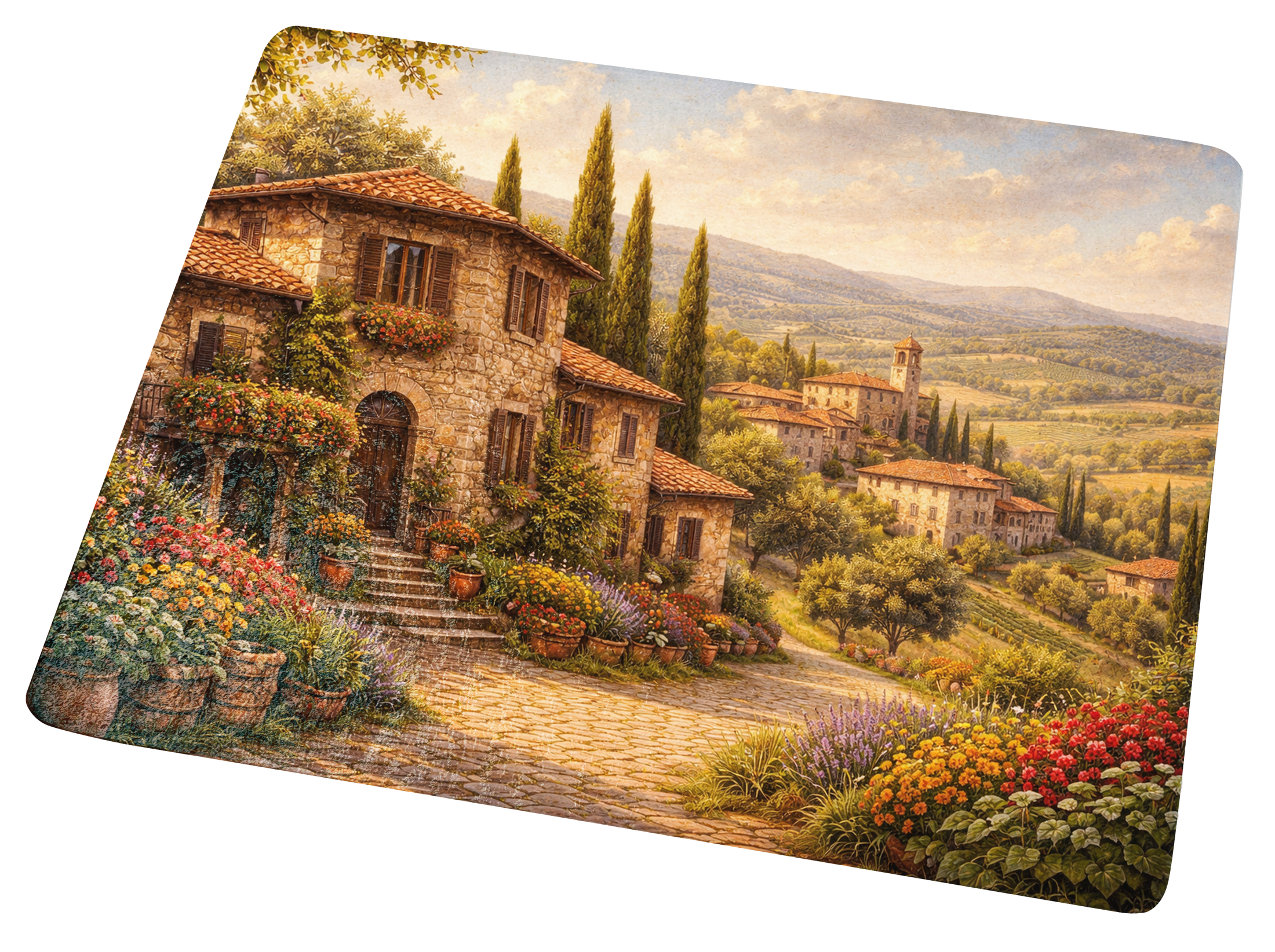 Tuscan Village Cutting Board