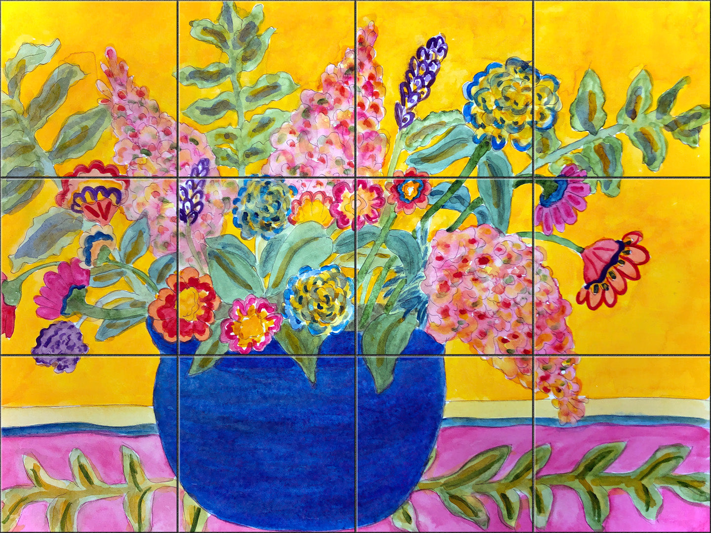 Summer Flowers By Becki Thomas - Landscape