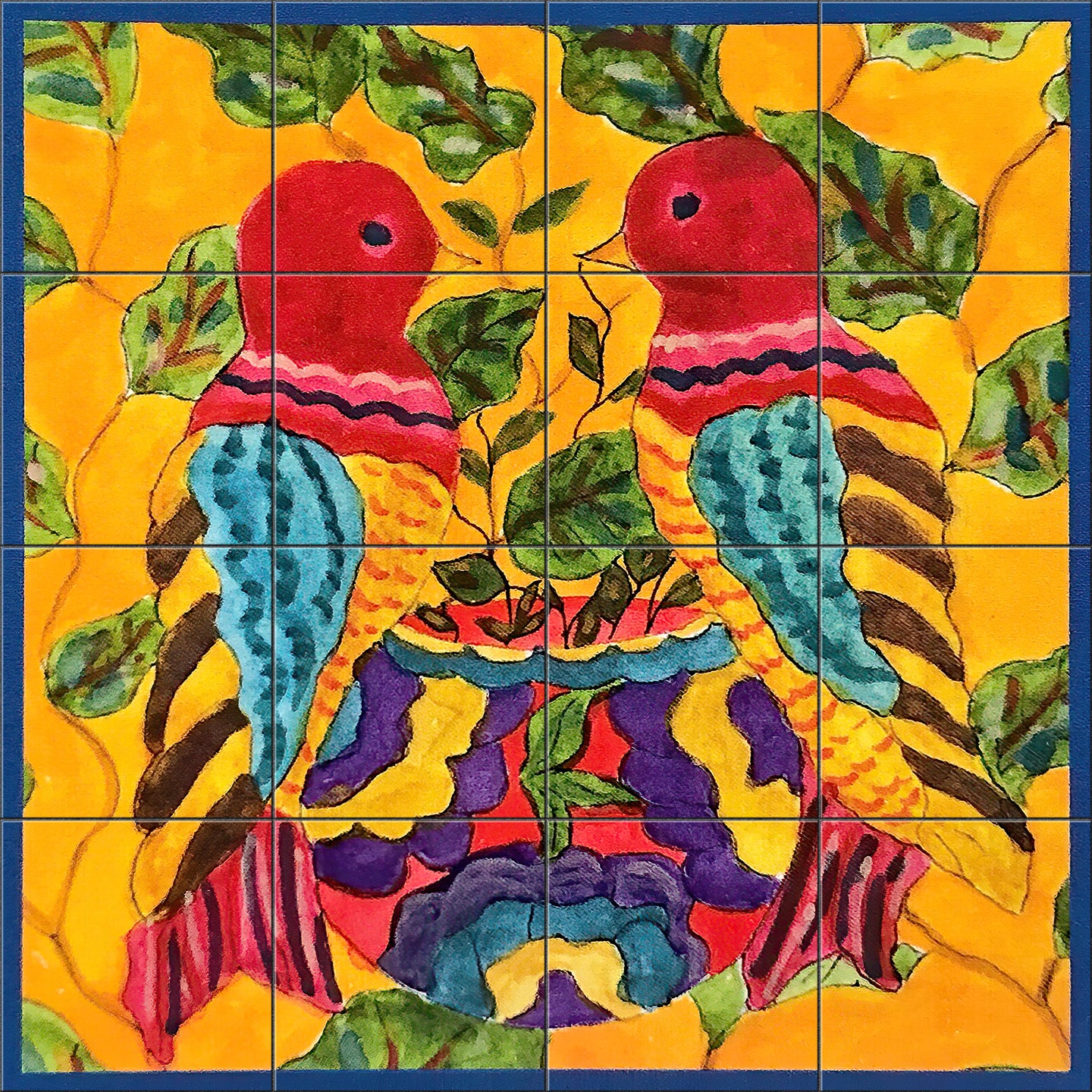 San Miguel Birds By Becki Thomas - Square