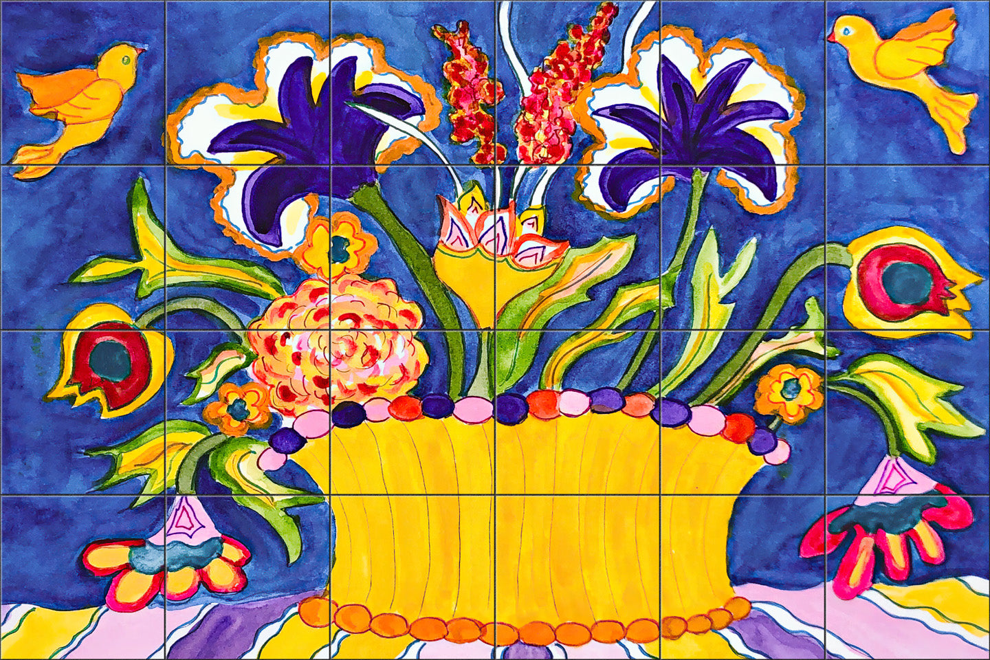 Canaries Come Calling By Becki Thomas - Landscape
